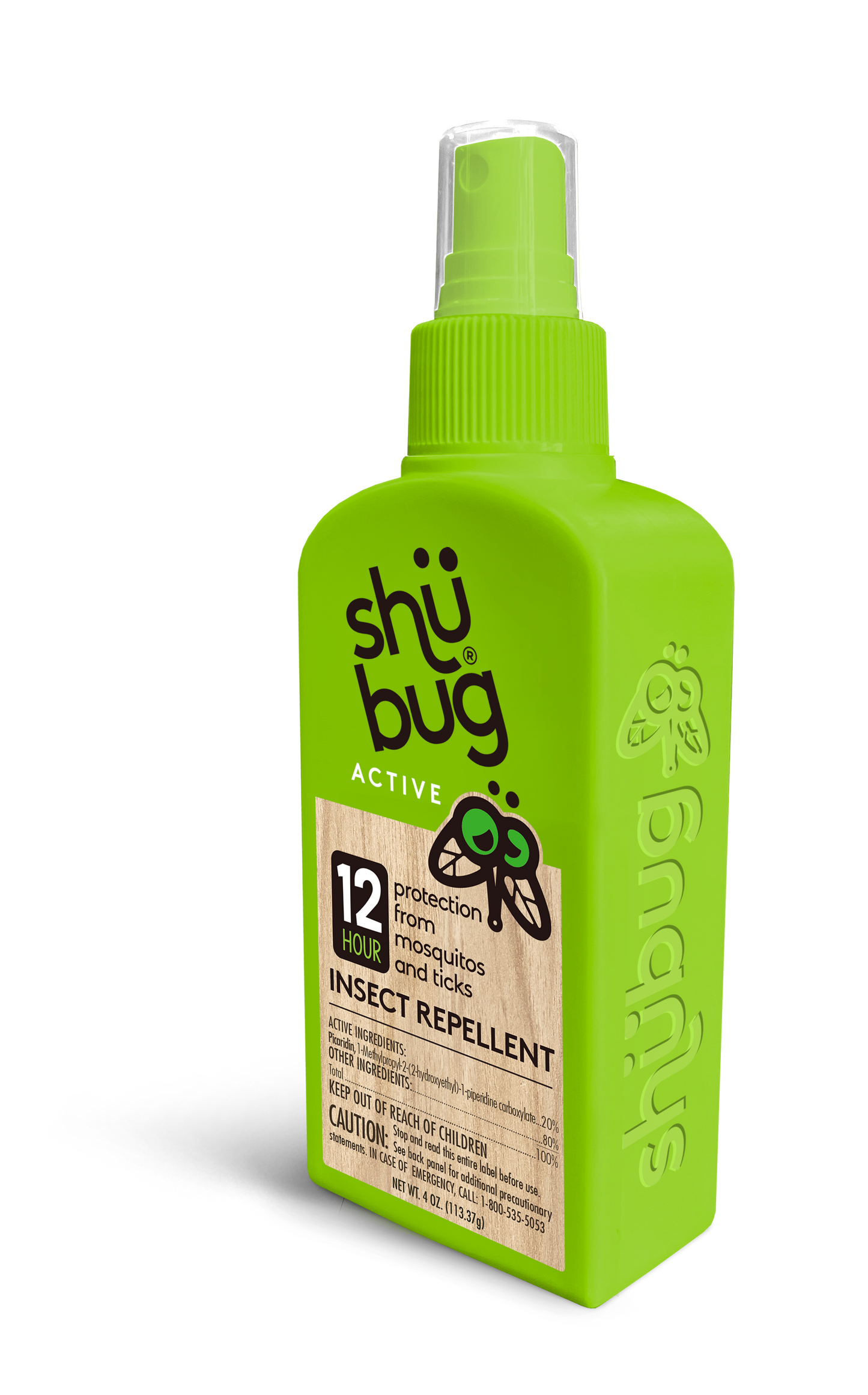 Shubug Active, Pump, 4 oz., Insect Repellent - 2 Pack