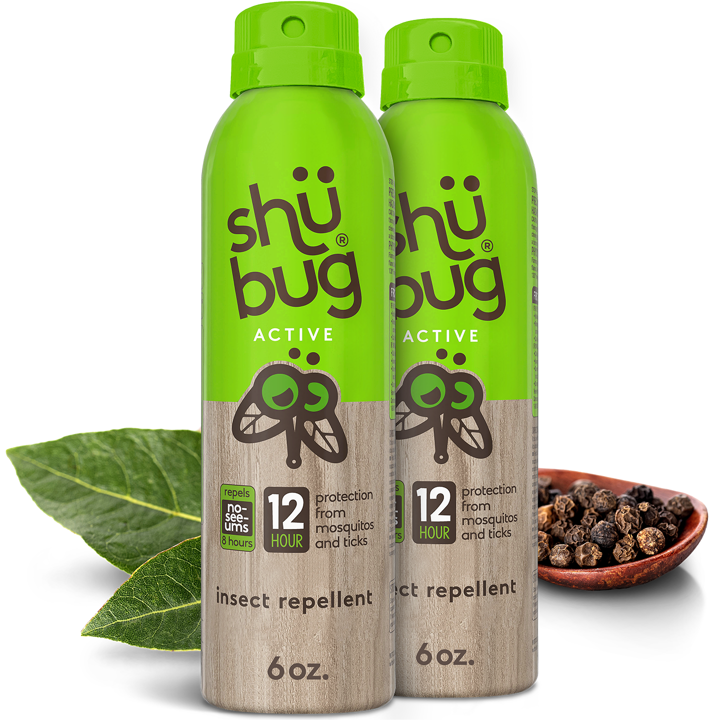 Shubug Active, 360 Spray, 6 oz., Insect Repellent - 2 Pack