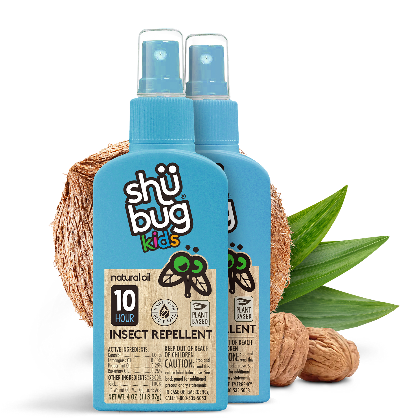 Shubug Kids, Pump, 4 oz., Insect Repellent - 2 Pack