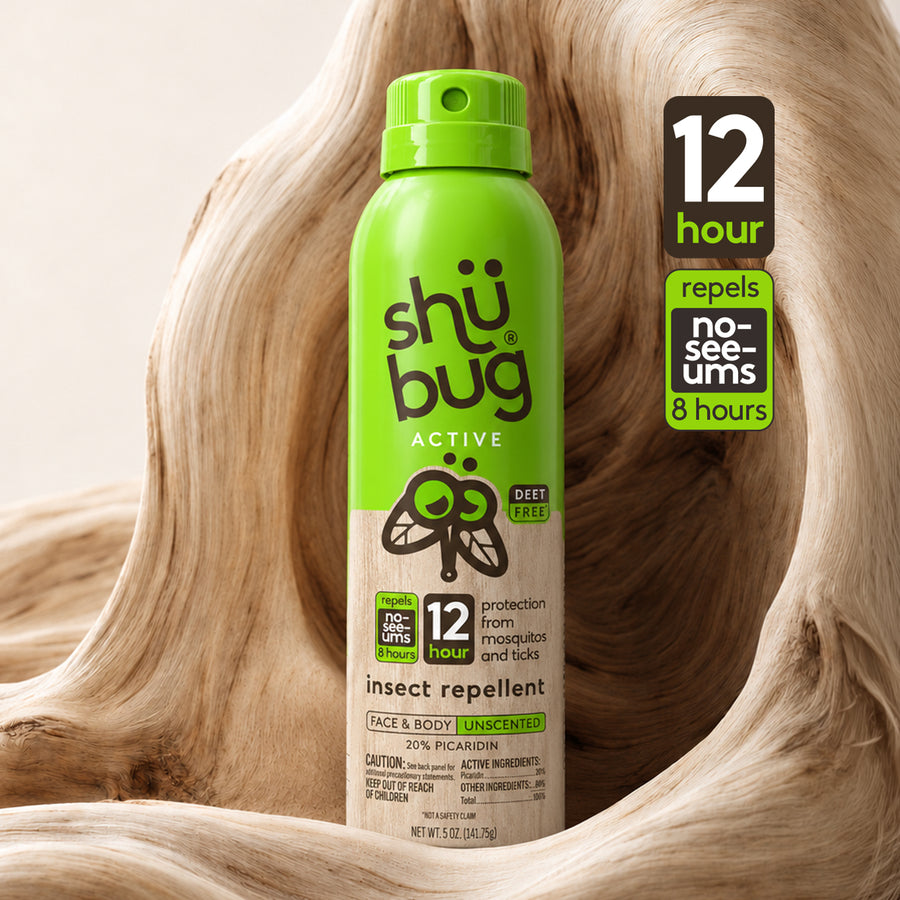 Shubug Active, 360 Spray, 6 oz., DEET FREE Insect Repellent