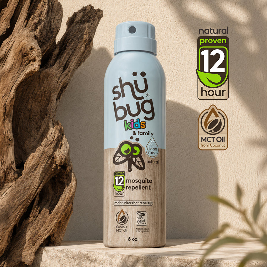 Shubug Kids and Family, Clean Mist, 360 Spray, 6 oz., DEET FREE Insect Repellent