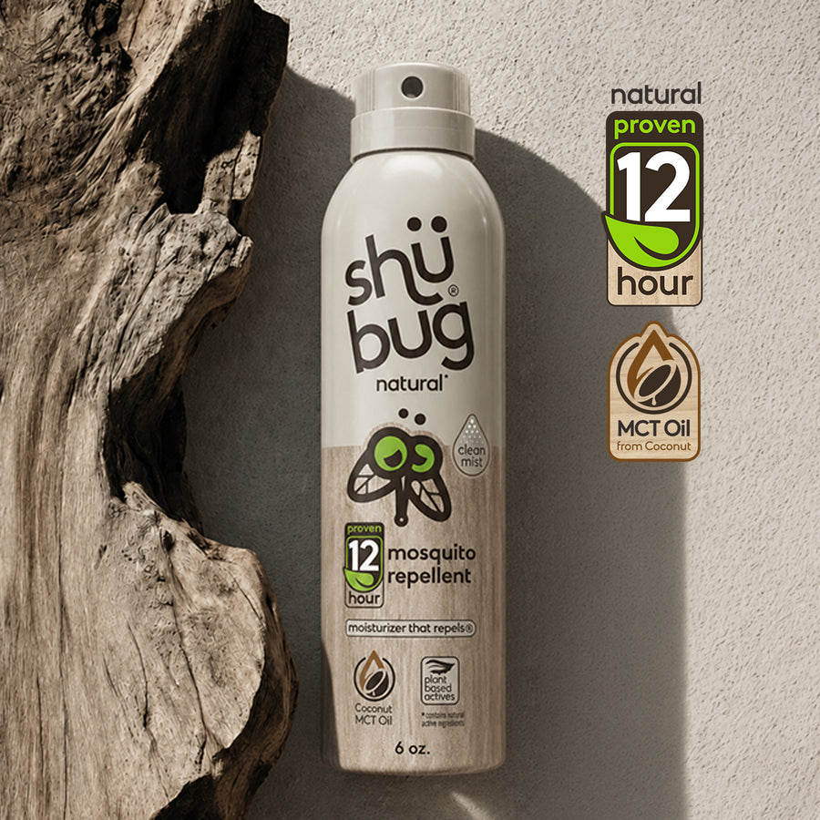 Shubug Natural, Clean Mist, 360 Spray, 6 oz., DEET FREE Insect Repellent