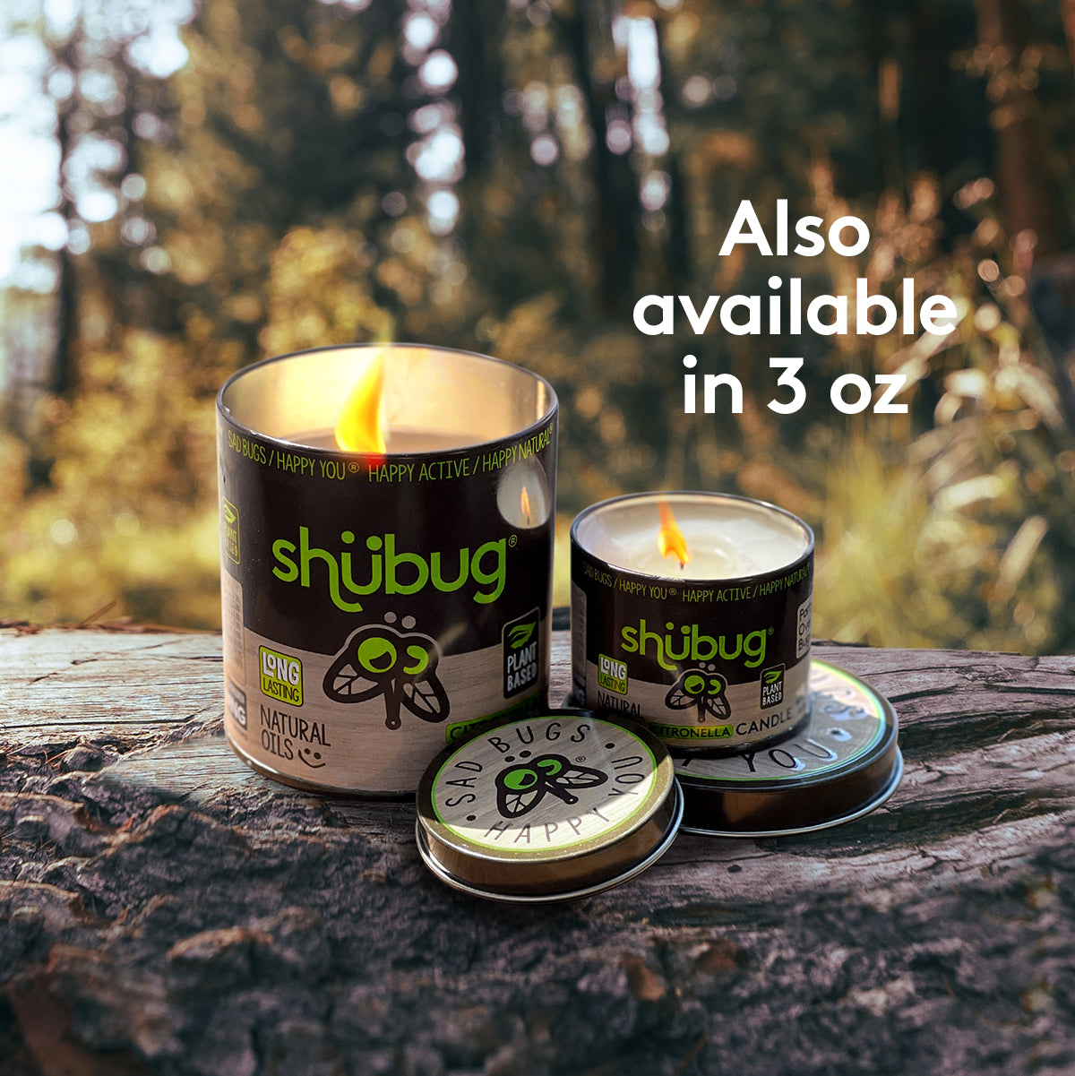 Shubug Candle, Tin, 10 oz - 2 Pack