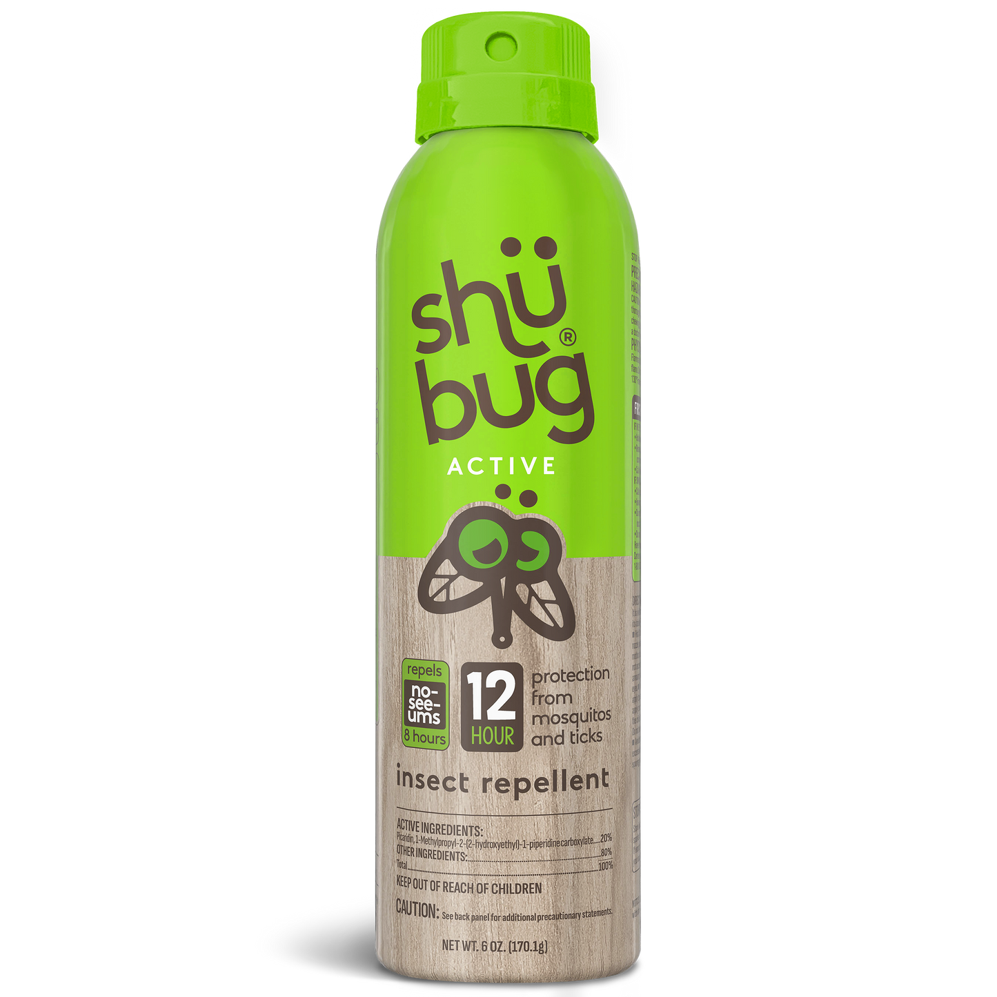 Shubug Active, 360 Spray, 6 oz., Insect Repellent