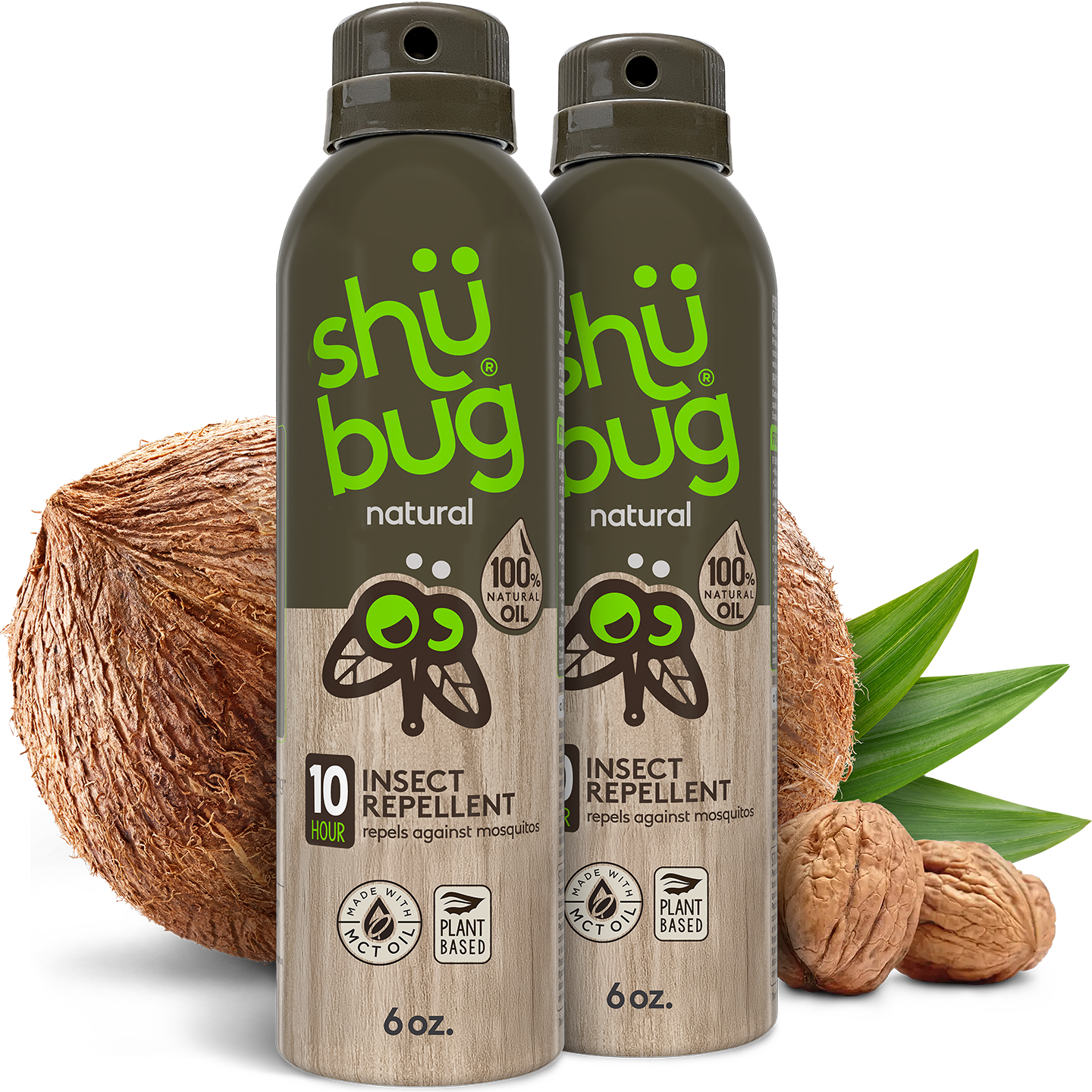 Shubug Natural, 360 Spray, 6 oz., Insect Repellent - 2 Pack