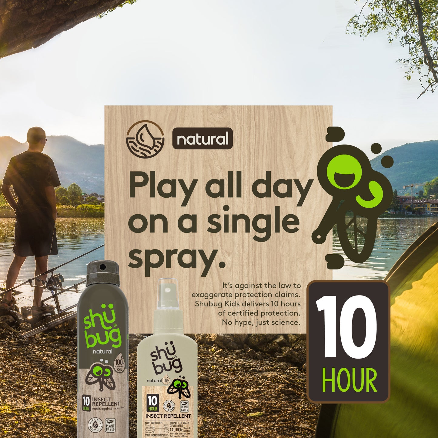 Shubug Natural, 360 Spray, 6 oz., Insect Repellent