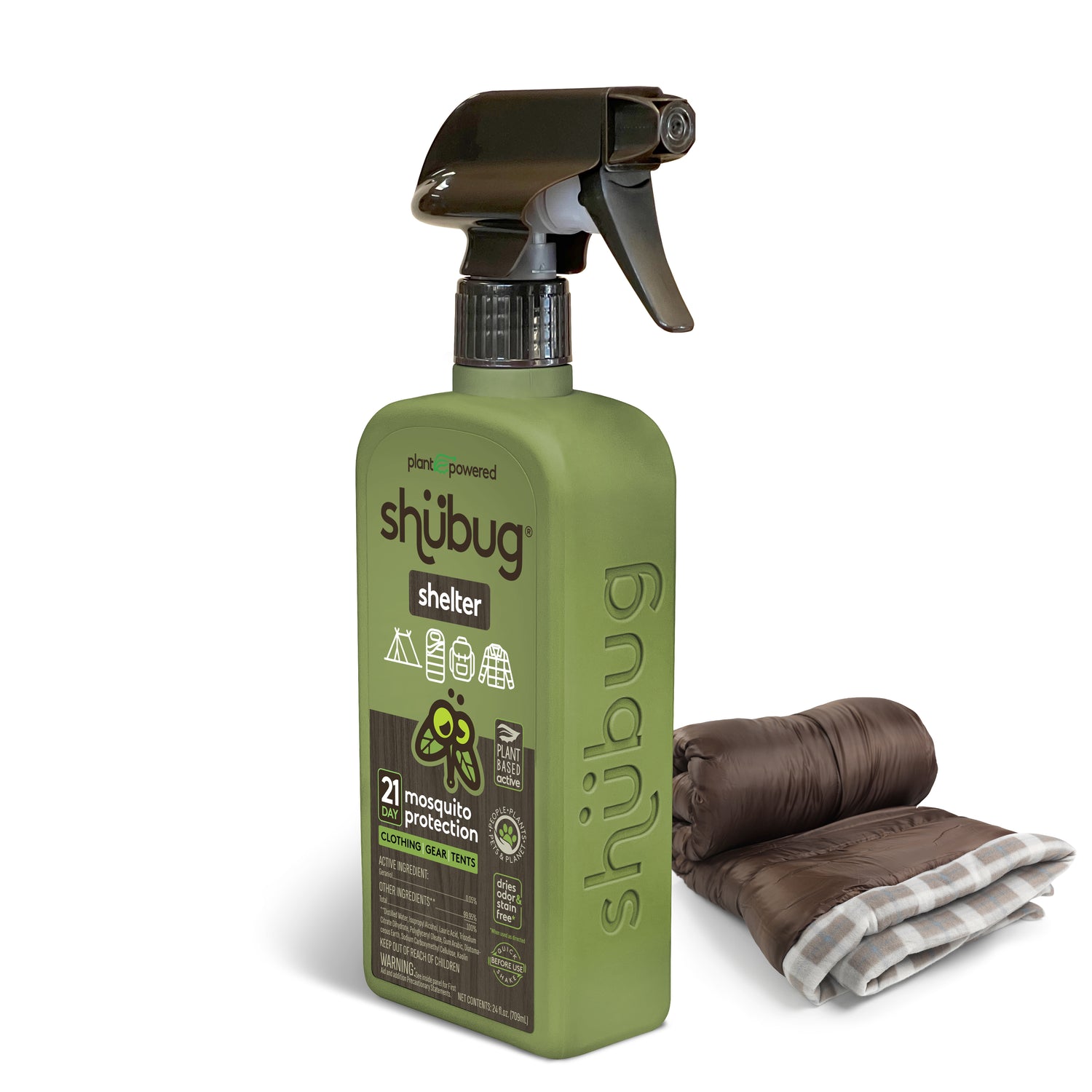 Shubug Shelter, Mosquito Protection for Clothing, Gear, Tents, 24 oz.
