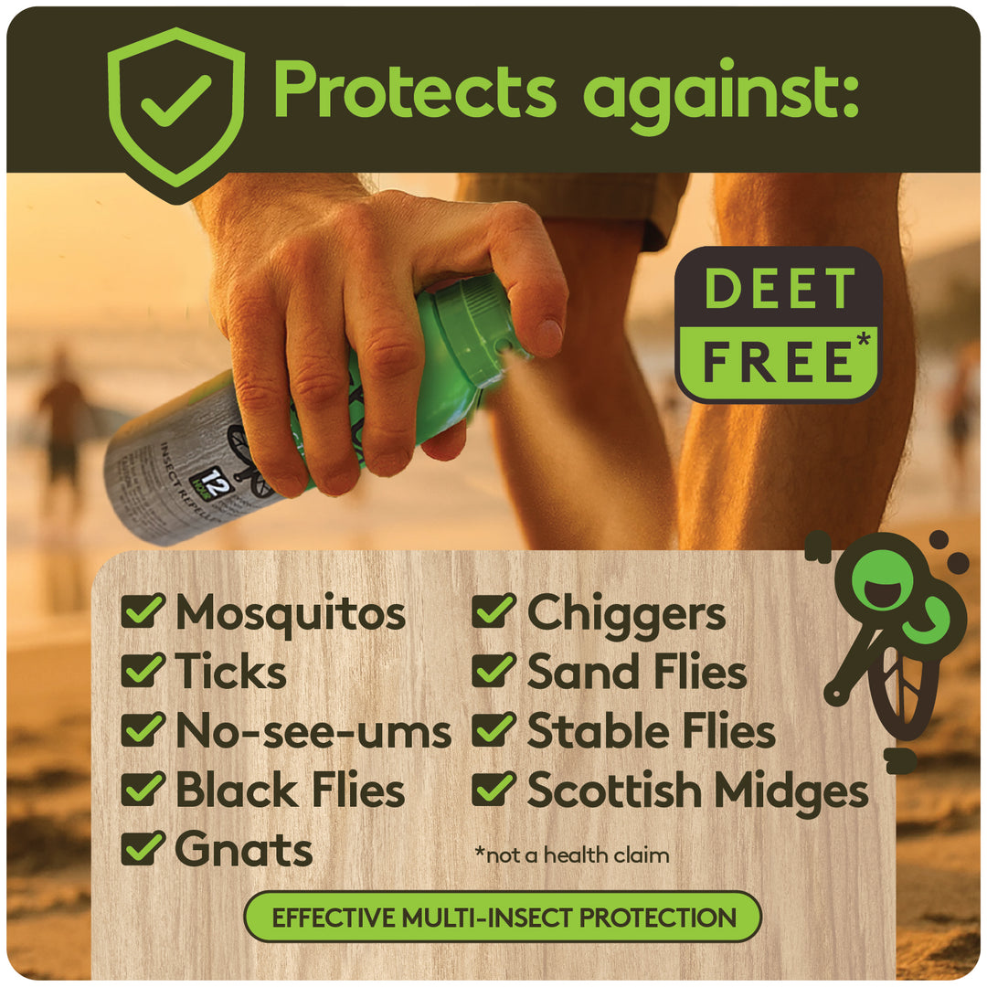 Shubug Active, 360 Spray, 6 oz., DEET FREE Insect Repellent