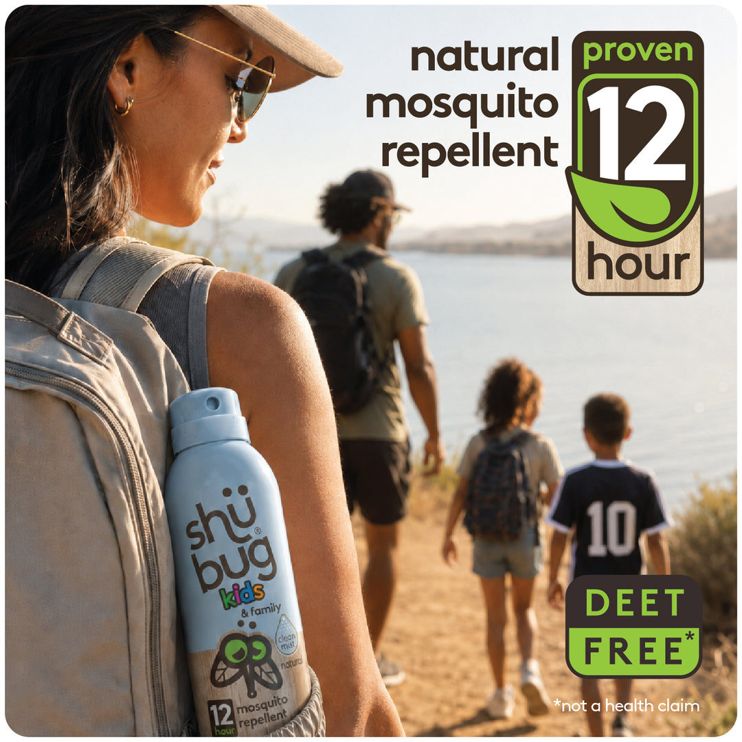 Shubug Kids and Family, Clean Mist, 360 Spray, 6 oz., DEET FREE Insect Repellent